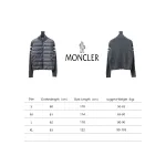 Moncler MC Spliced ​​Wool Sleeve Stand Collar Thin Velvet Down Jacket 2