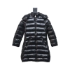 Moncler moka girls new felt patchwork children's long down jacket