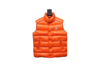Moncler orange men's vest 01