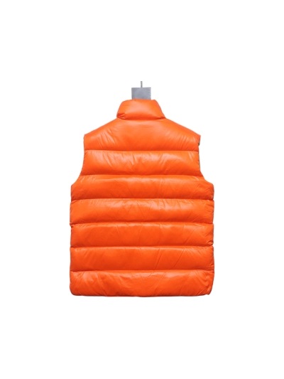 Moncler orange men's vest 02