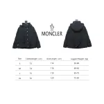 Moncler sleeve label solid color zipper down jacket
