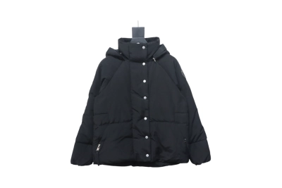 Moncler sleeve label solid color zipper down jacket 01