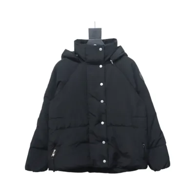 Moncler sleeve label solid color zipper down jacket 01