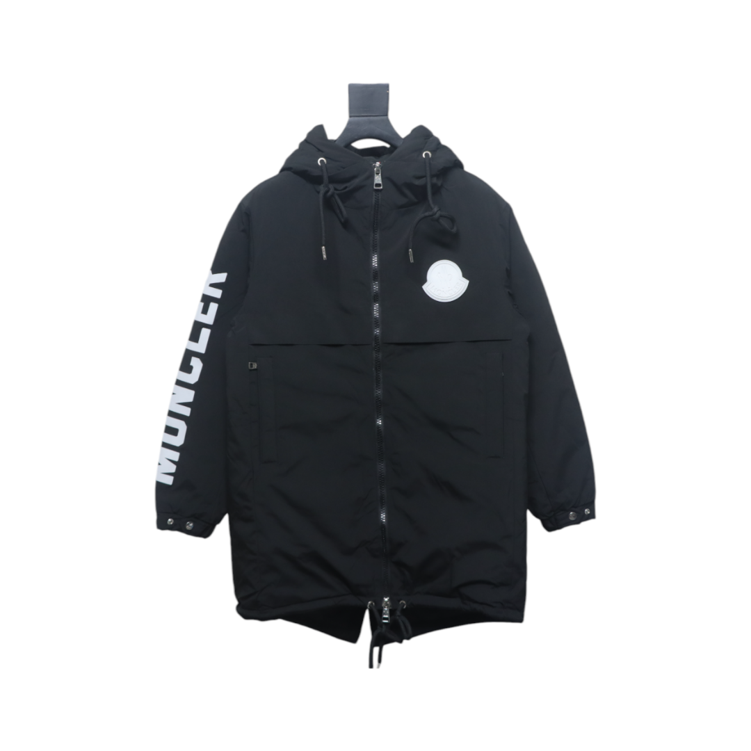 Moncler sleeve LOGO letter long jacket
