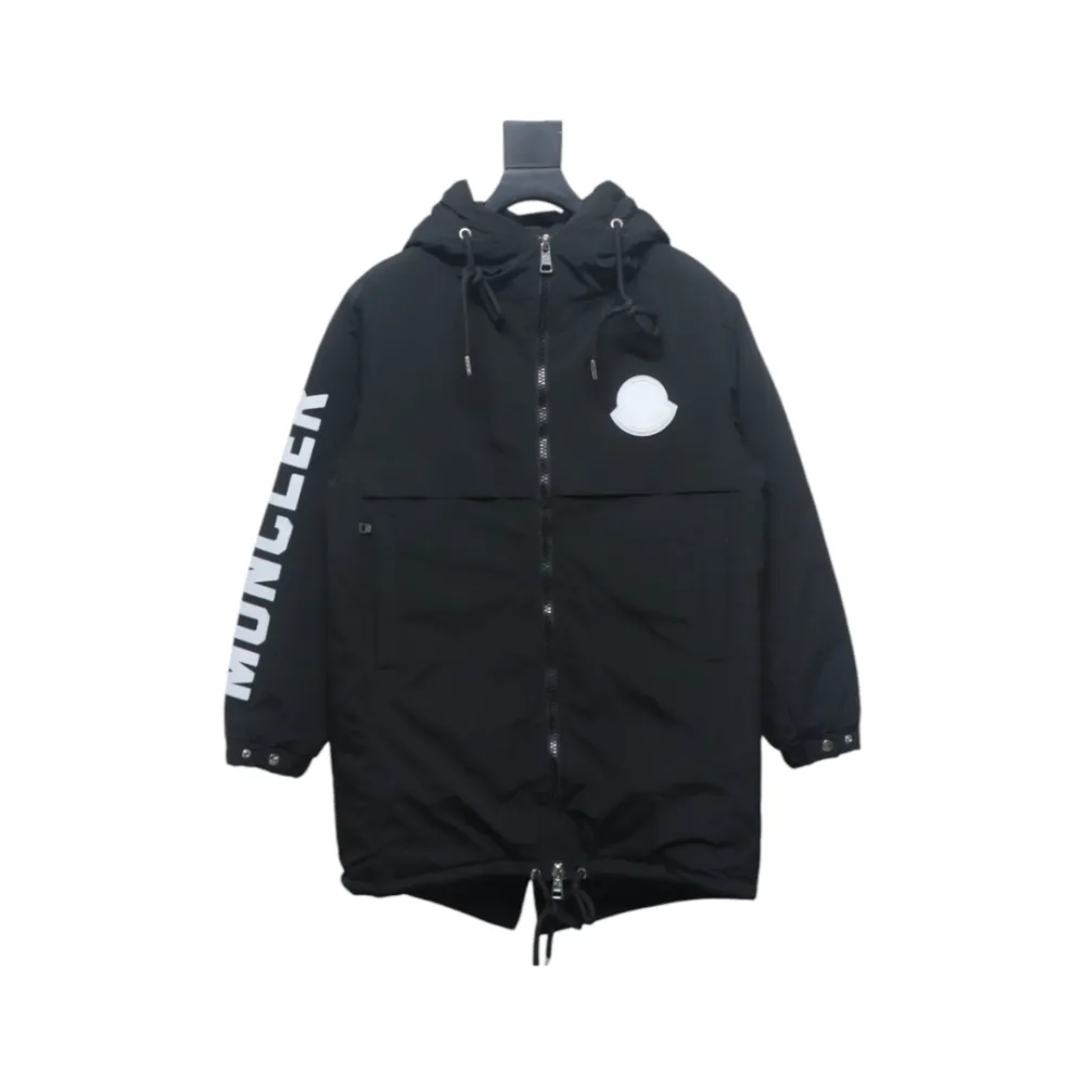 Moncler sleeve LOGO letter long jacket