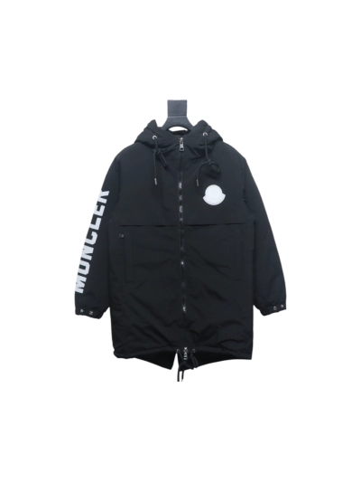 Moncler sleeve LOGO letter long jacket 01