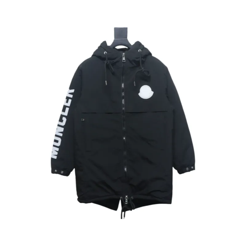 Moncler sleeve LOGO letter long jacket