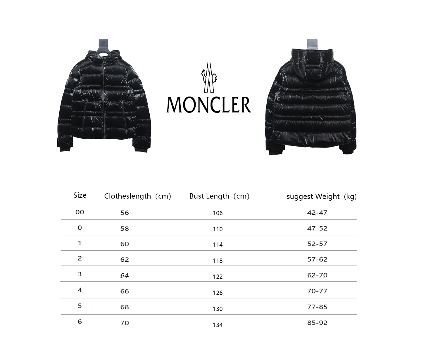 Moncler Tharon 22FW New Product Shiny Hooded LOGO Couple Style 2