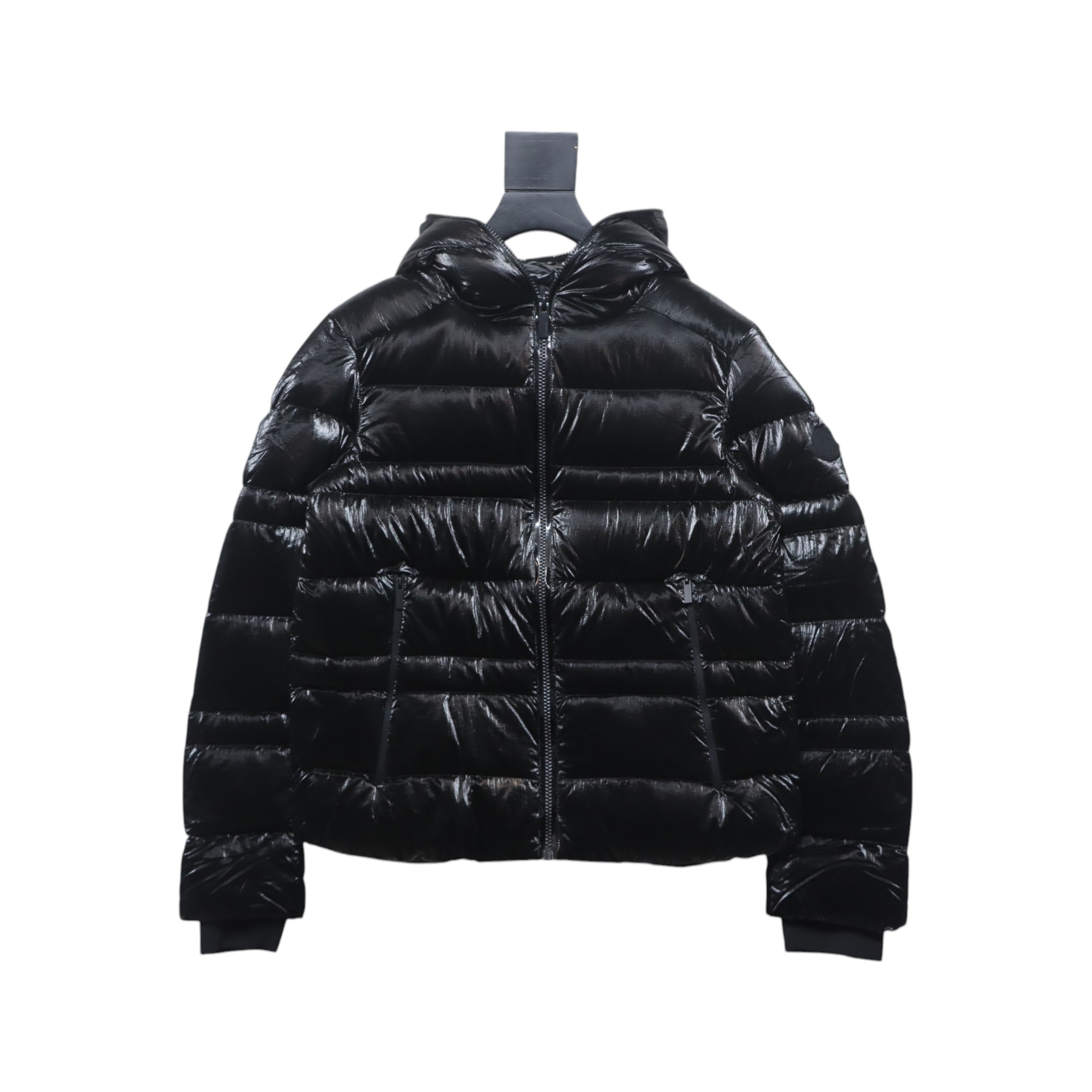 Moncler Tharon 22FW New Product Shiny Hooded LOGO Couple Style 2