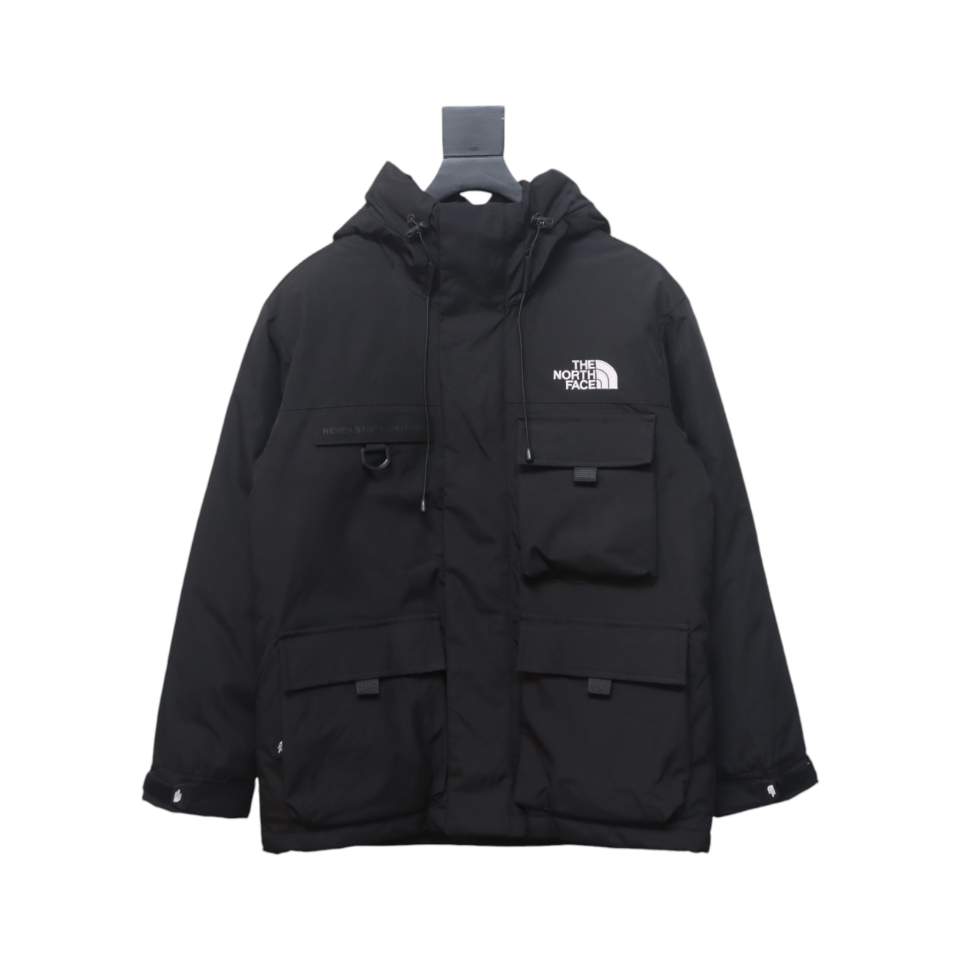 North Face logo letter workwear down jacket 1