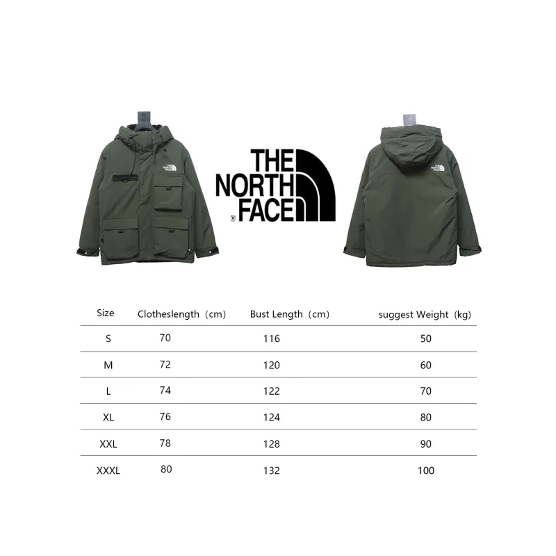 North Face logo letter workwear down jacket 2