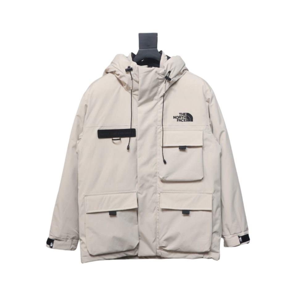 North Face logo letter workwear down jacket 3