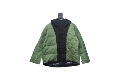 THE NORTH FACE Black Label Limited Edition Pioneer Colorblock Printed Zipper Hooded Down Jacket 01