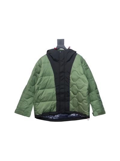 THE NORTH FACE Black Label Limited Edition Pioneer Colorblock Printed Zipper Hooded Down Jacket 01