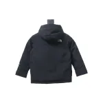 THE NORTH FACE brand logo embroidery hooded fur collar zipper down jacket for children 1