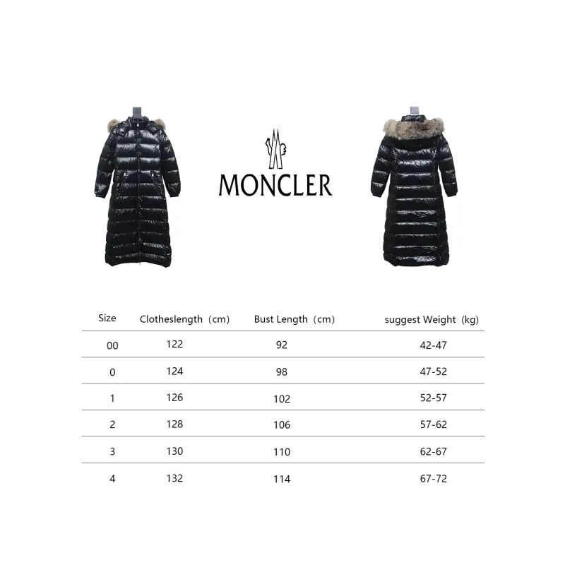 Top Moncler Hudson women's long waist hooded down jacket 1