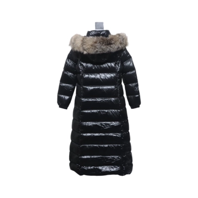 Top Moncler Hudson women's long waist hooded down jacket 1 02