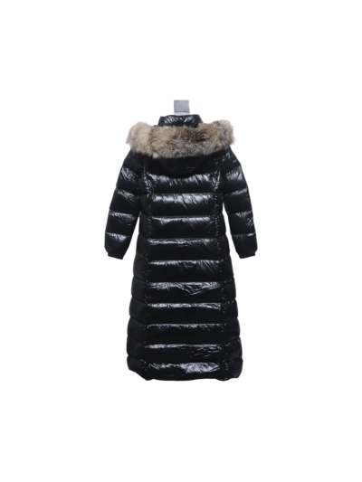 Top Moncler Hudson women's long waist hooded down jacket 1 02