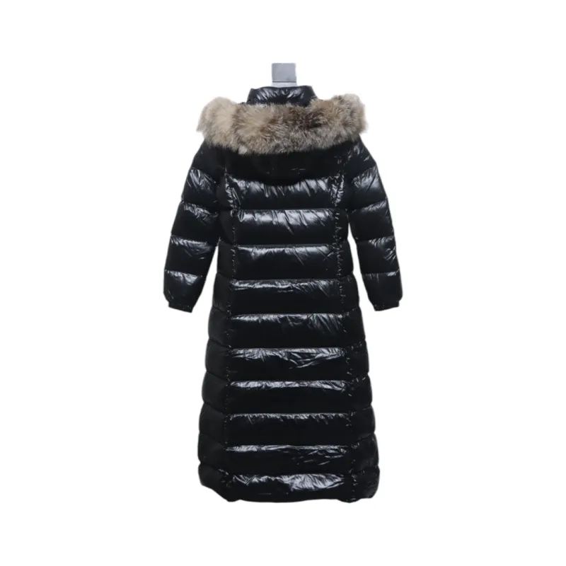 Top Moncler Hudson women's long waist hooded down jacket 1