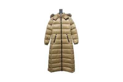 Top Moncler Hudson Women's Long Waist Hooded Down Jacket 2 01