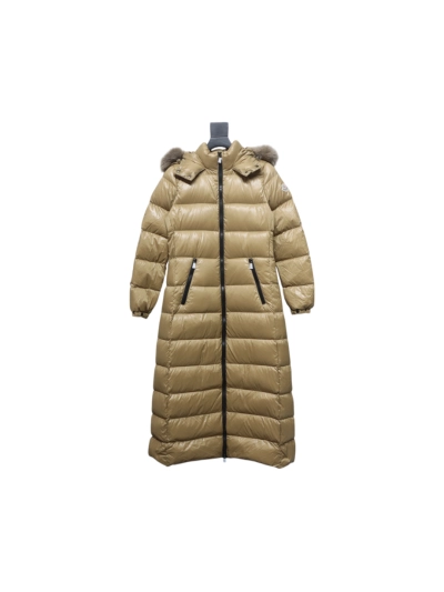 Top Moncler Hudson Women's Long Waist Hooded Down Jacket 2 01