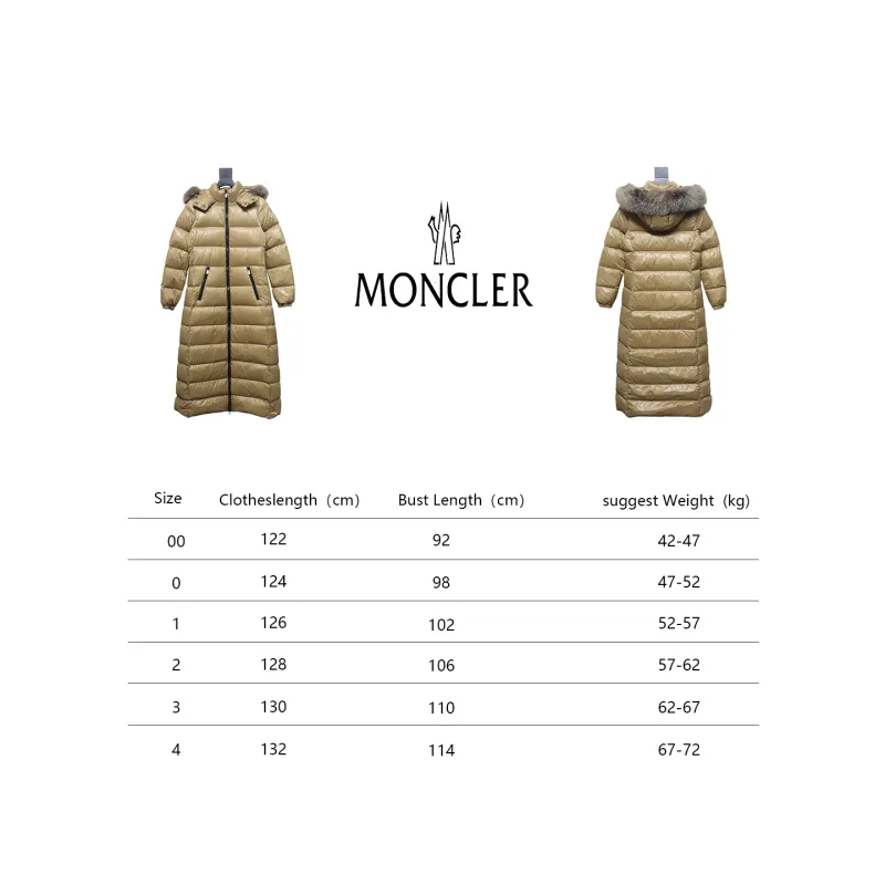 Top Moncler Hudson Women's Long Waist Hooded Down Jacket 2