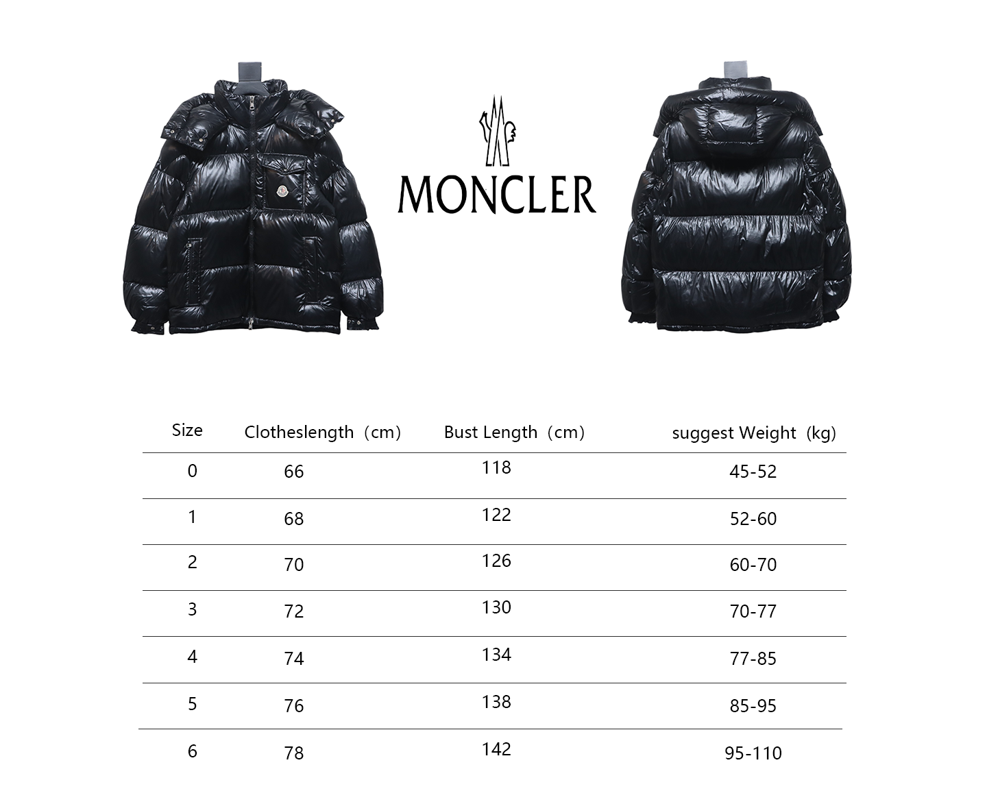 Top Moncler Montbeliard classic down jacket 1