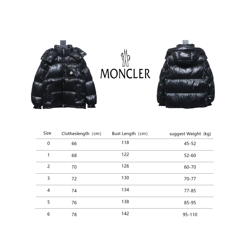 Top Moncler Montbeliard classic down jacket 1