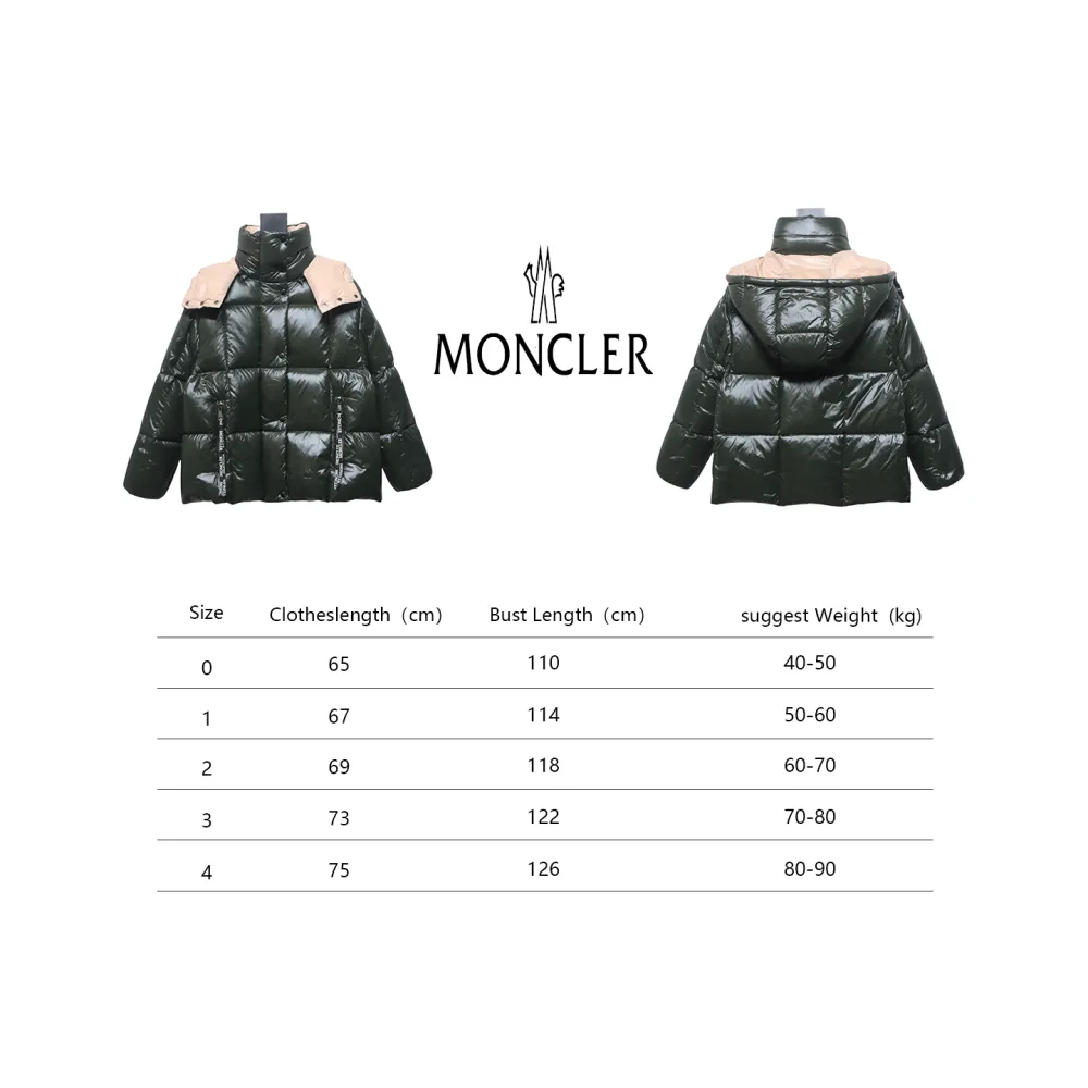 Top Moncler Parana short bread down jacket