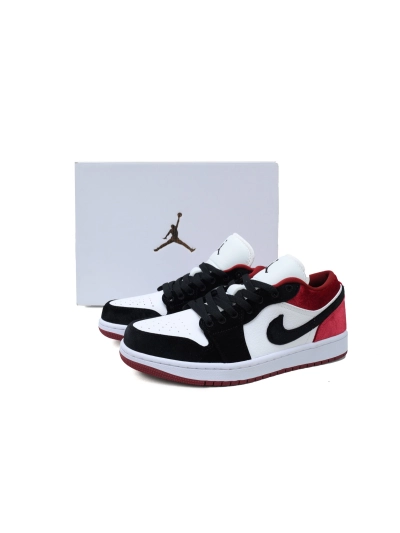POP Air Jordan 1 Low SE Velvet Black Toe FZ3242-001  02