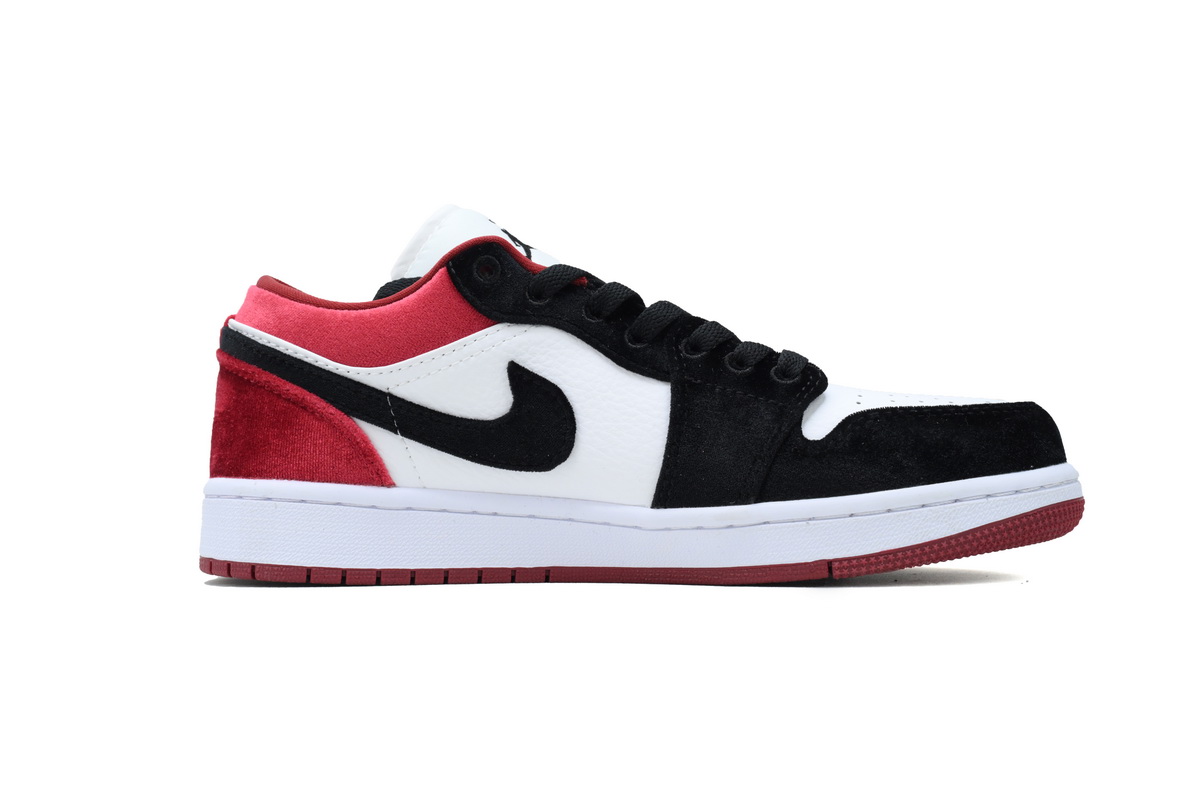 Air Jordan 1 Low SE Velvet Black Toe FZ3242-001 
