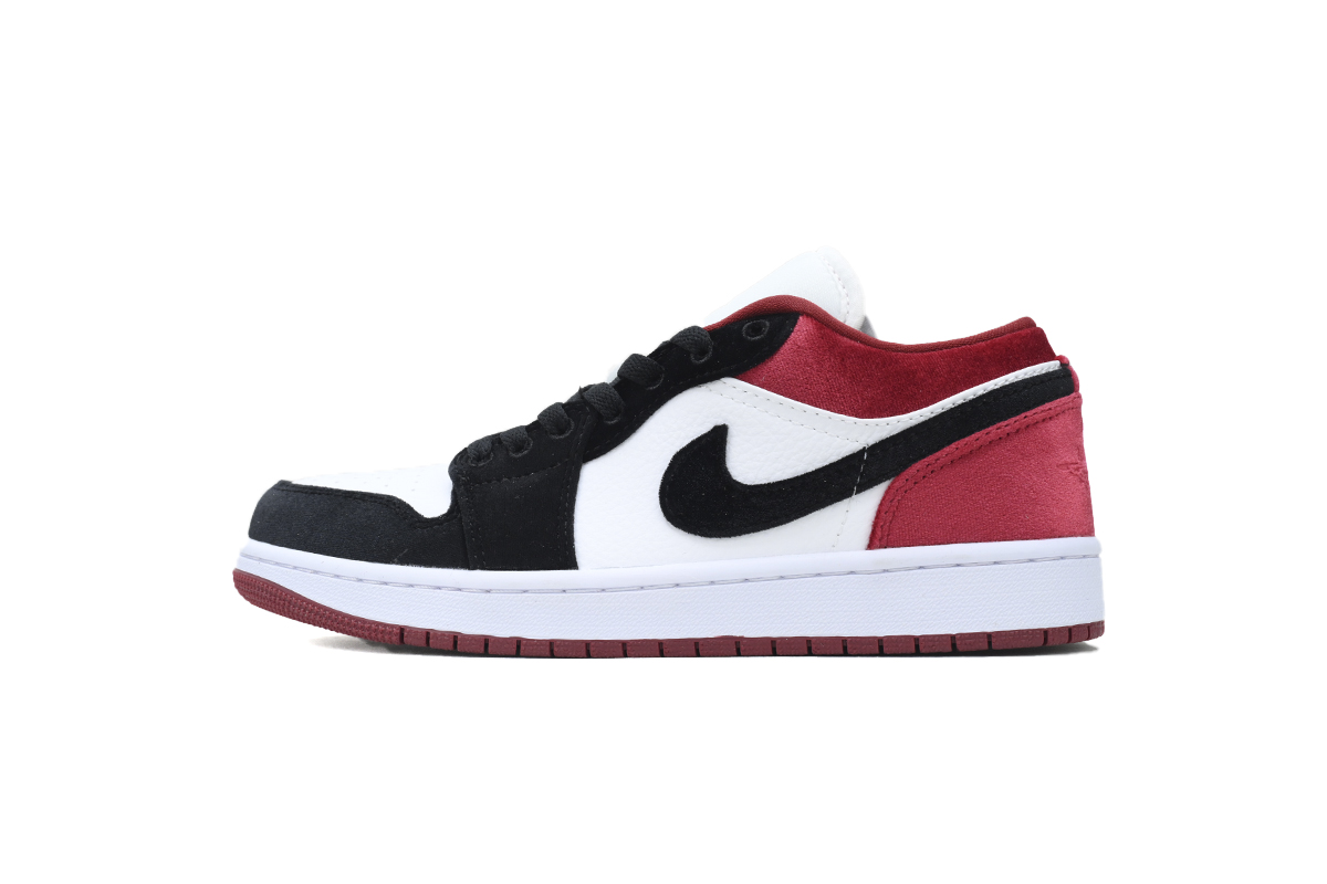 Air Jordan 1 Low SE Velvet Black Toe FZ3242-001 