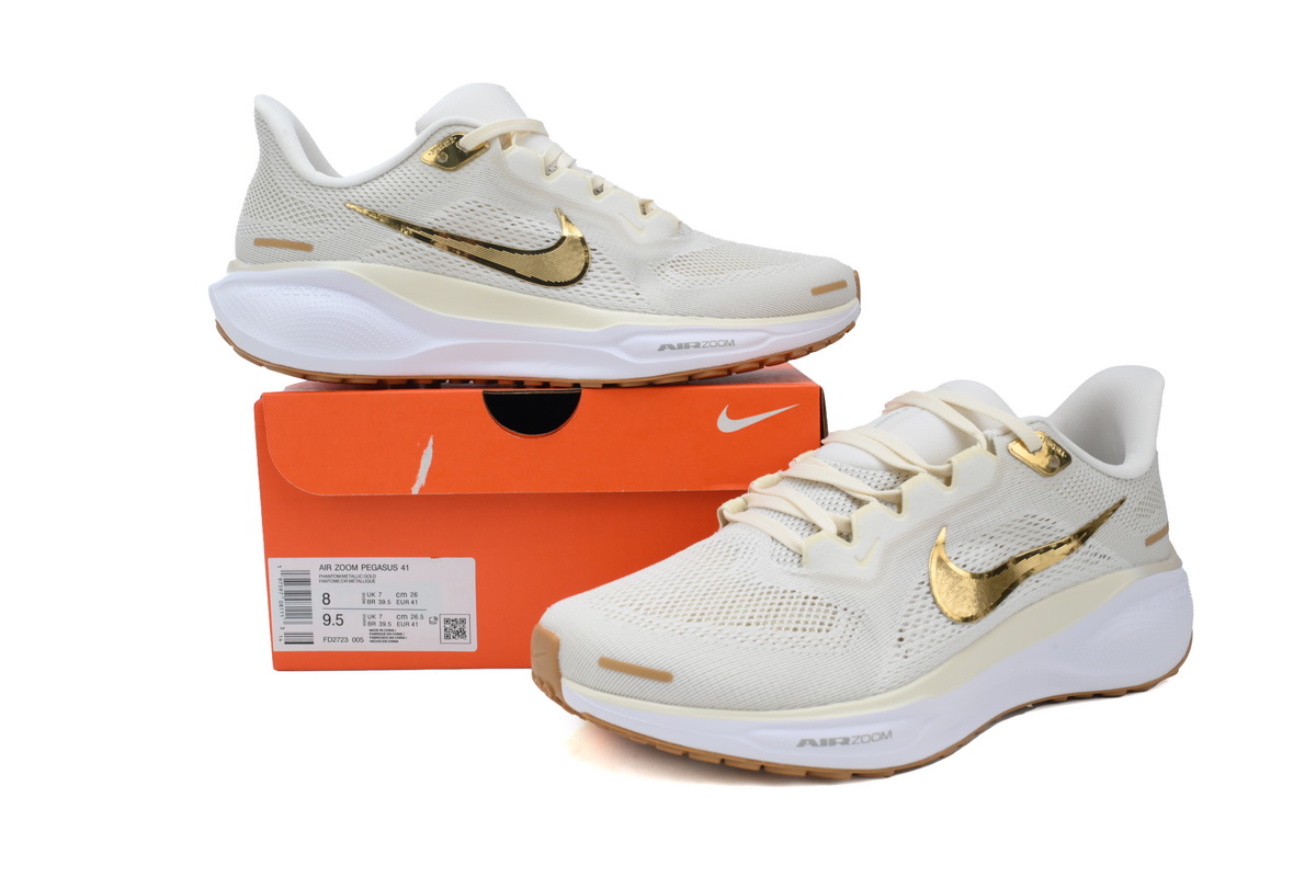 Air Zoom Pegasus 41 Light Pumice Metallic Gold FD2723-005 
