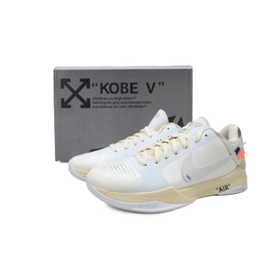 Off-White x  Zoom Kobe 5 STY CUSTOM DB4796-101  02