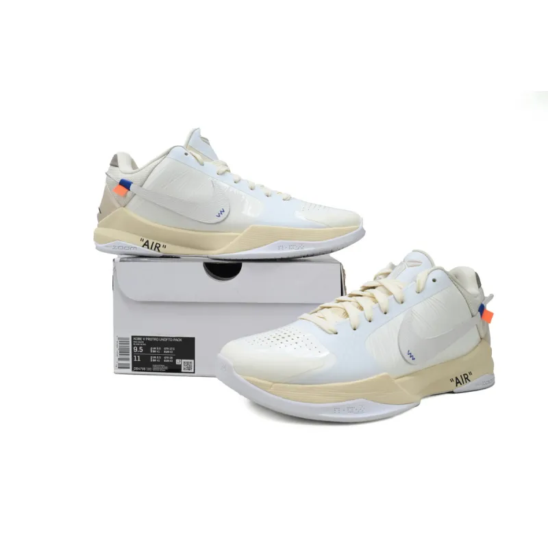 Off-White x Nike Zoom Kobe 5 STY CUSTOM DB4796-101 