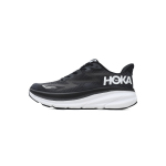 HOKA Clifton 9 2E Wide Black White 1132210-BWHT 