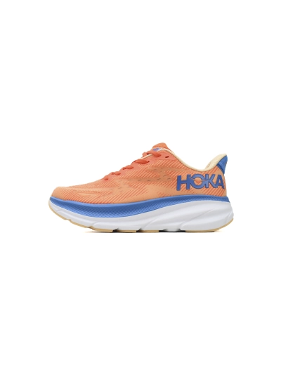POP HOKA Clifton 9 2E Wide Vibrant Orange Impala 1132210-VOIM  01