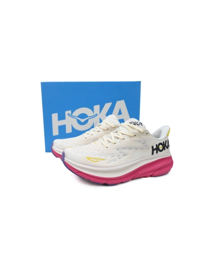 POP HOKA Clifton 9 Eggnog Blanc De Blanc 1127896-EBDB  02