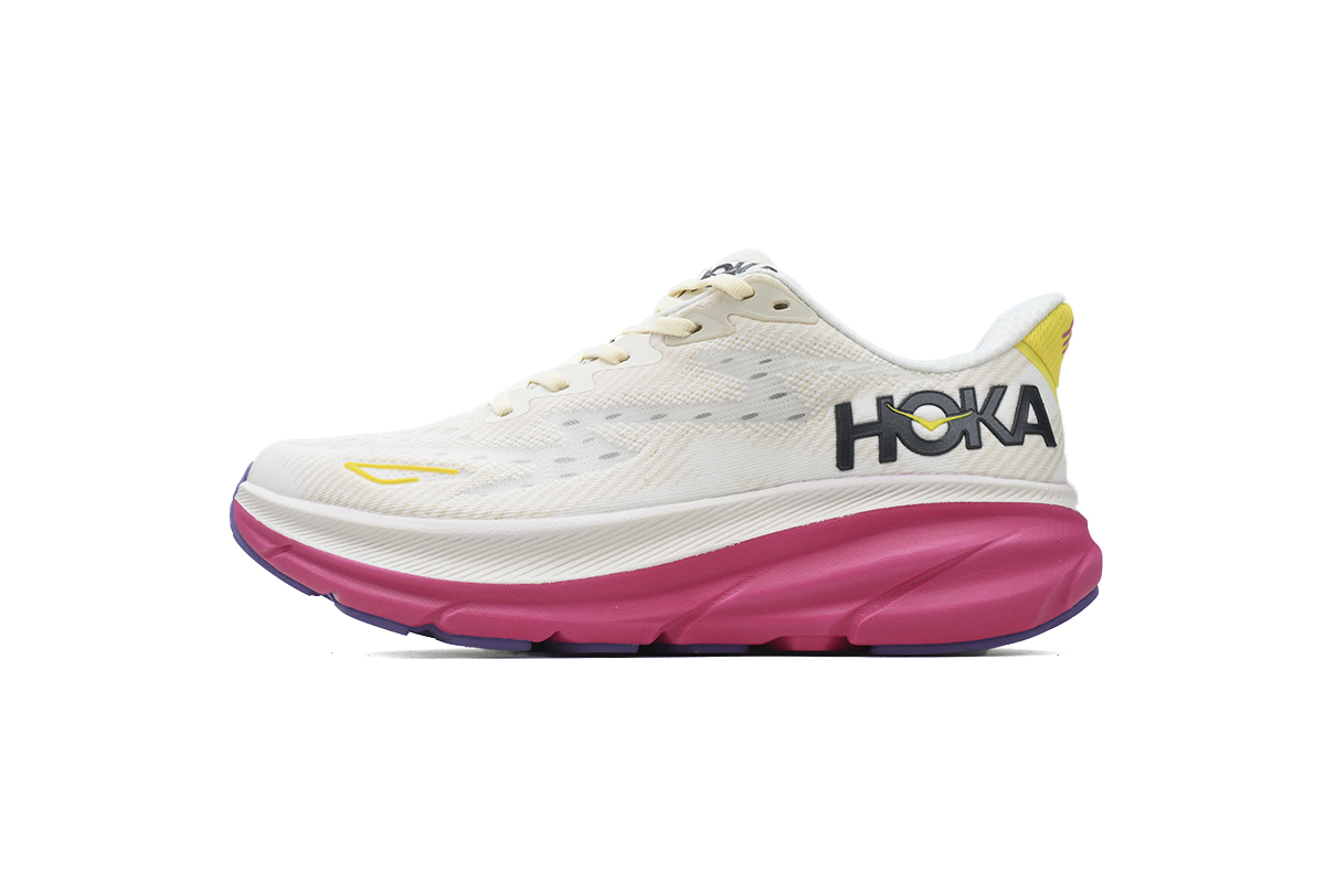 HOKA Clifton 9 Eggnog Blanc De Blanc 1127896-EBDB 