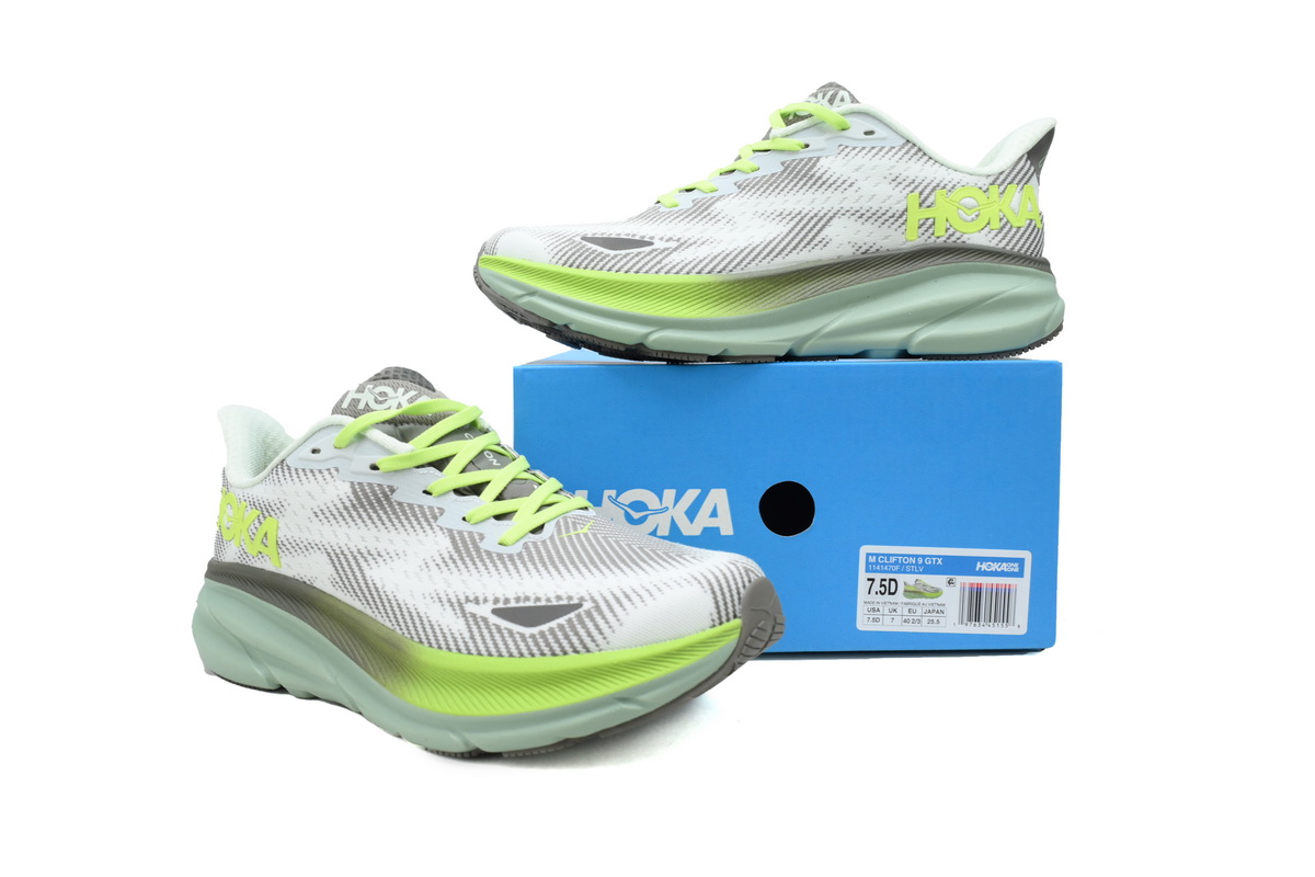 POP HOKA Clifton 9 GORE-TEX for Men 1141470-STLV 
