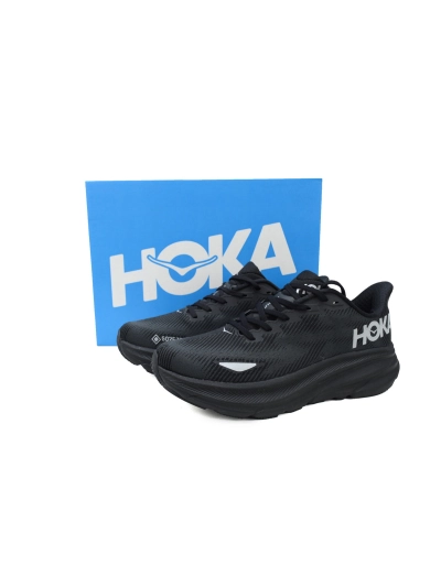 POP HOKA Clifton 9 GORE-TEX Triple Black 1141470-BBLC  02