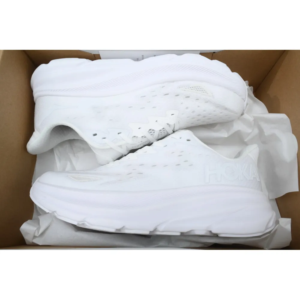 HOKA Clifton 9 Triple White 1127895-WWH 