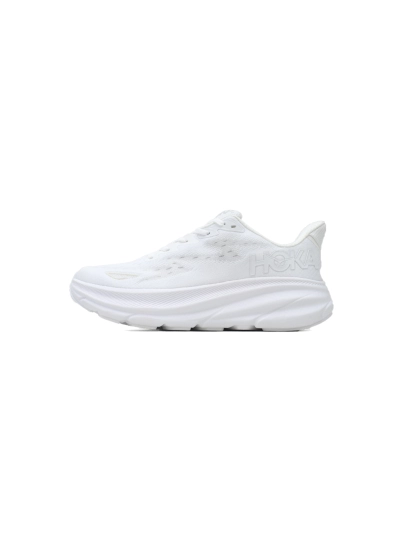 POP HOKA Clifton 9 Triple White 1127895-WWH  01