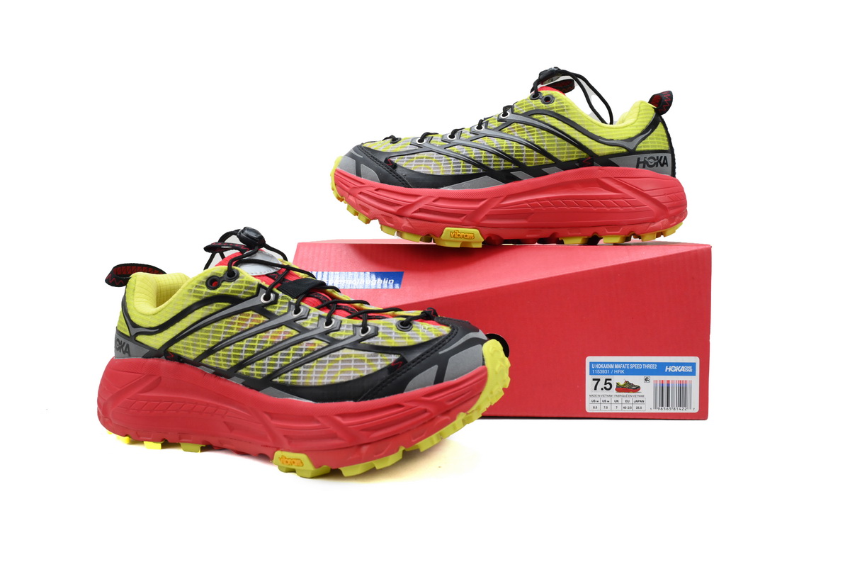 POP Nicole McLaughlin x HOKA ONE ONE Black Red 1153891-HRK 