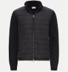 Moncler Paneled Wool Blend Down Jacket