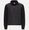 Moncler Paneled Wool Blend Down Jacket