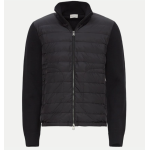 Moncler Paneled Wool Blend Down Jacket
