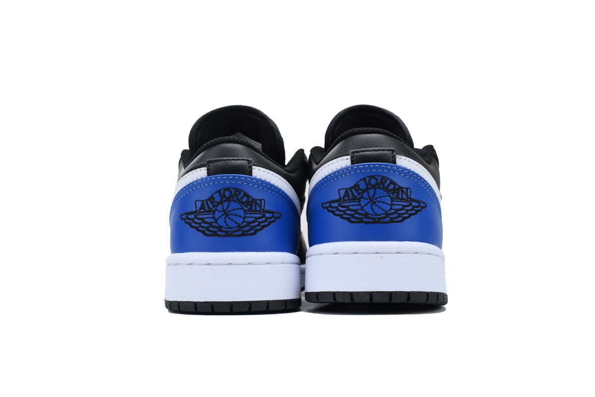 GET Air Jordan 1 Low Black Royal Toe 553558-042 
