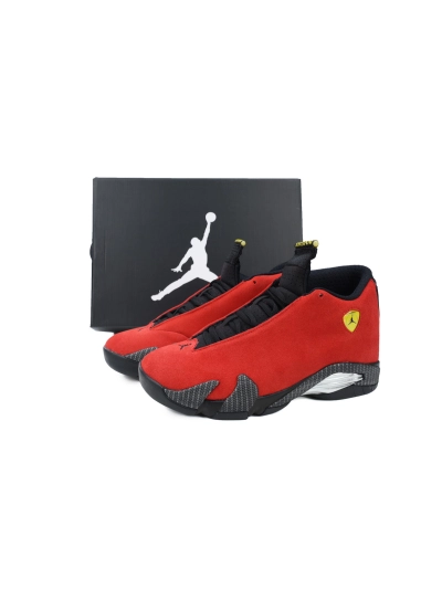 PKGoden Air Jordan 14 Retro Ferrari 654459-670  02