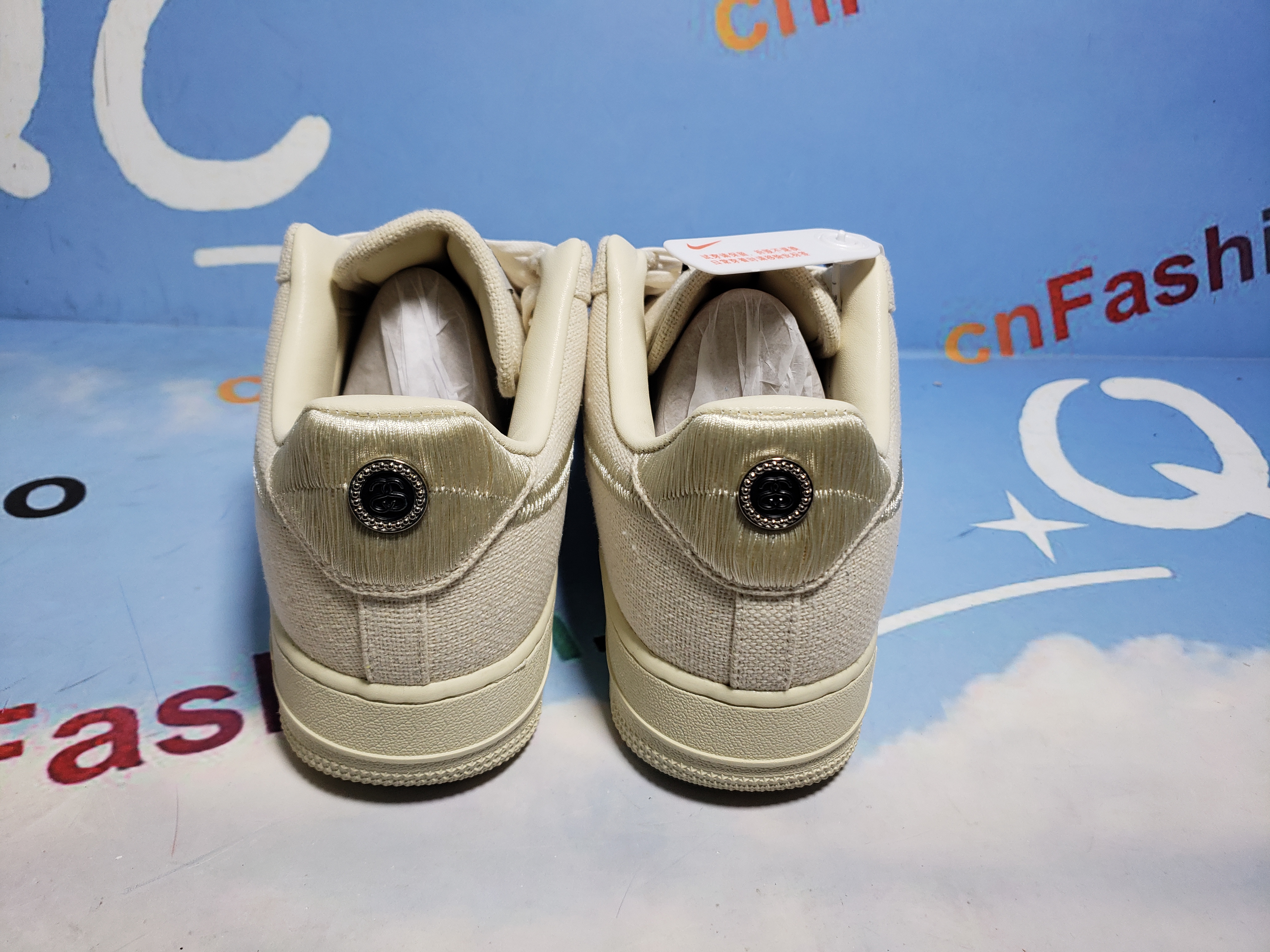 PKGoden Air Force 1 Low Stussy Fossil